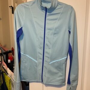 Lucy Women's Sky Blue and Royal Blue Jacket